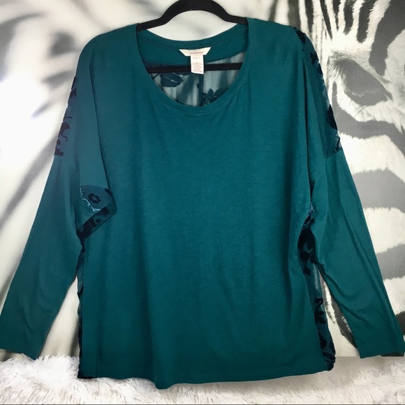 🌈SOLD🌈Sundance Sheer Velvet Back Dolman - Picture 2 of 8